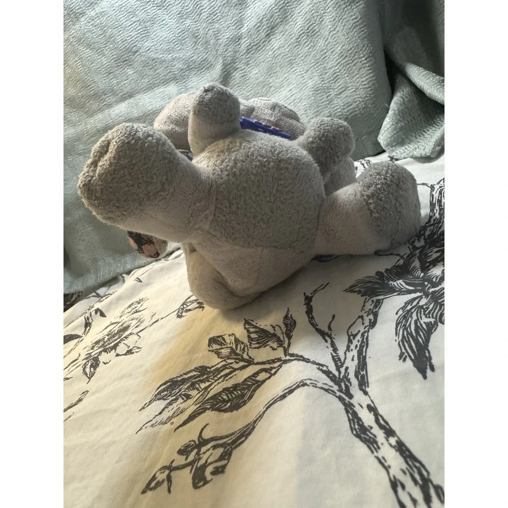 Littlest Pet Shop VIPs Gray Plush Squirrel Y2K Collar Hasbro 2008